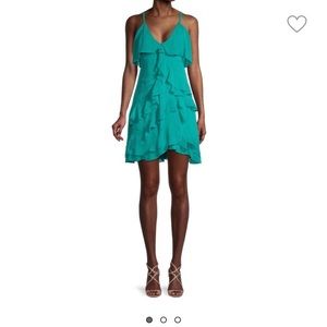ALICE + OLIVIA Teal Lavinia Dress Sz 0